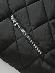 Męska kurtka typu casual patchwork, ciepła podszewka z poliestru, kołnierz stójka, jednolity kolor, zapięcie na zamek błyskawiczny, dopasowany krój, dzianina, odpowiednia na jesień/zimę