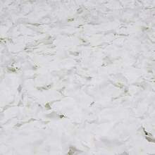 HOHOBLA 10 Pcs White Flower Panels Wall,Artificial Flower Wall Panel, White Flower Backdrop Wall For Home Party Wedding Christmas Festival Photo Backgdrop Decor - 白色 - 查看 8