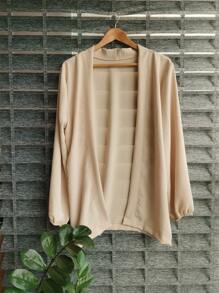 Women Kimonos - Beige - View 1