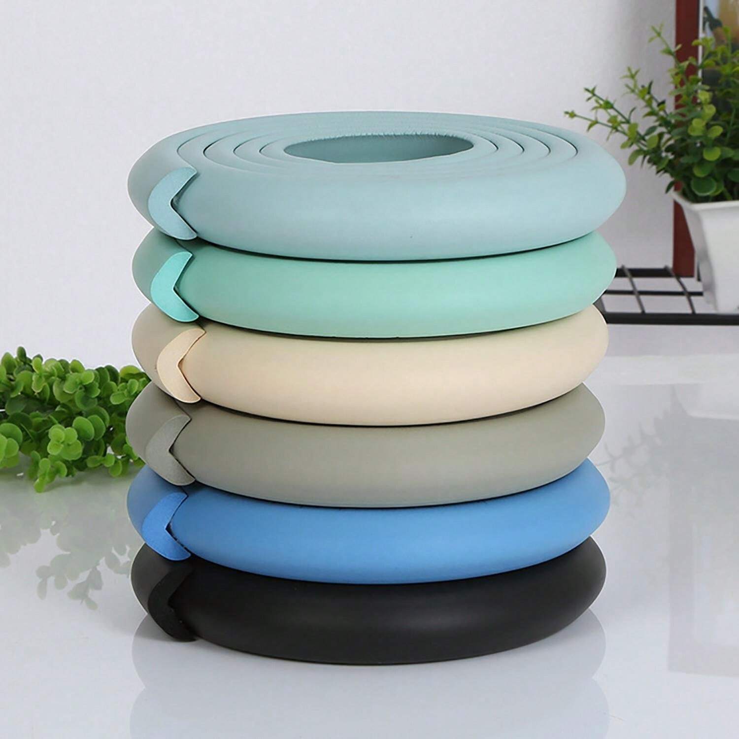 1pc 78.74 Inch LShaped Collision Guards, Desk Corner Bumper, Wall