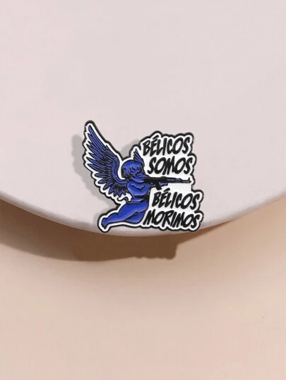 1 件独特天使形状高尔夫帽夹，卡通趣味棒球帽徽章，金属胸针，送给好朋友的精美礼物，适合男女日常佩戴