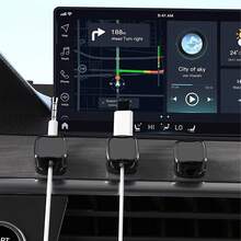 Magnetic Cable Organizer Clip, Cable Tidy Holder, Desk/Car Adhesive Cord Winder, Invisible Cable Management