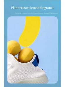 50 件（5 袋 X 10 件/袋）除臭脚和鞋子除臭贴，除臭鞋垫，柠檬香味除臭贴，无纺布材质，草本除臭，香味持久。可随身携带，易于使用。适用于休闲鞋、高跟鞋、运动鞋。也可以贴在鞋垫或袜子上。每袋含 10 件。 - 黃色 - 查看 9