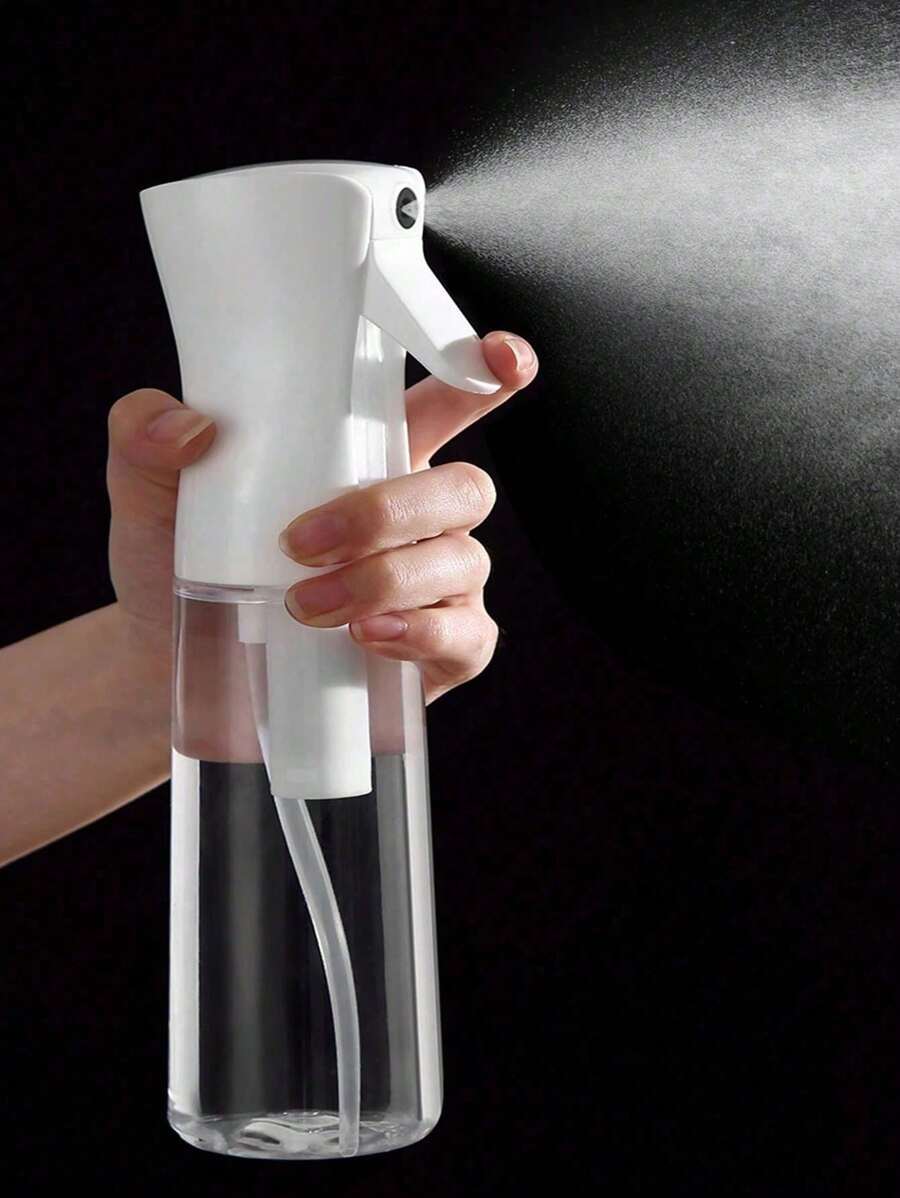 Botella de spray vacía de 200ml, pulverizador continuo de niebla fina para peinado, botella de spray recargable de agua para cuidado de la piel, ducha para mascotas, plantas, viaje, planchado y limpieza, herramientas para el cabello, productos y accesorios para barbería, salón de belleza, artículos esenciales para viaje.