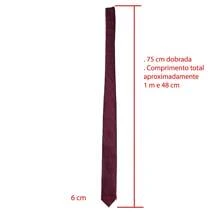 Edi Saraiva Tie In Premium Luxury Polyester CraftedPolyester - 酒紅色 - 查看 7