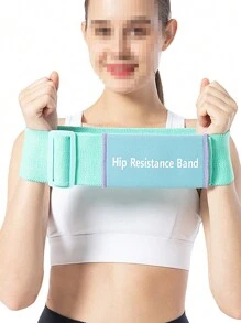 1 件封闭式阻力带，适用于臀部、深蹲、大腿、手臂、BRF 带，无需举重即可增加肌肉，快速释放弹力带可承受 120 磅张力