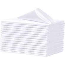 6/8/12/24/16 pièces Set de serviettes en satin de soie rouge, serviettes de table carrées en polyester lavables, convient pour la décoration de mariage et de fête - Multicolore - Voir 47