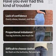 AXH EMS肌肉刺激器臀部训练器，带遥控器和USB充电功能，使用时需直接贴敷于皮肤上。 - 黑色 - 查看 9