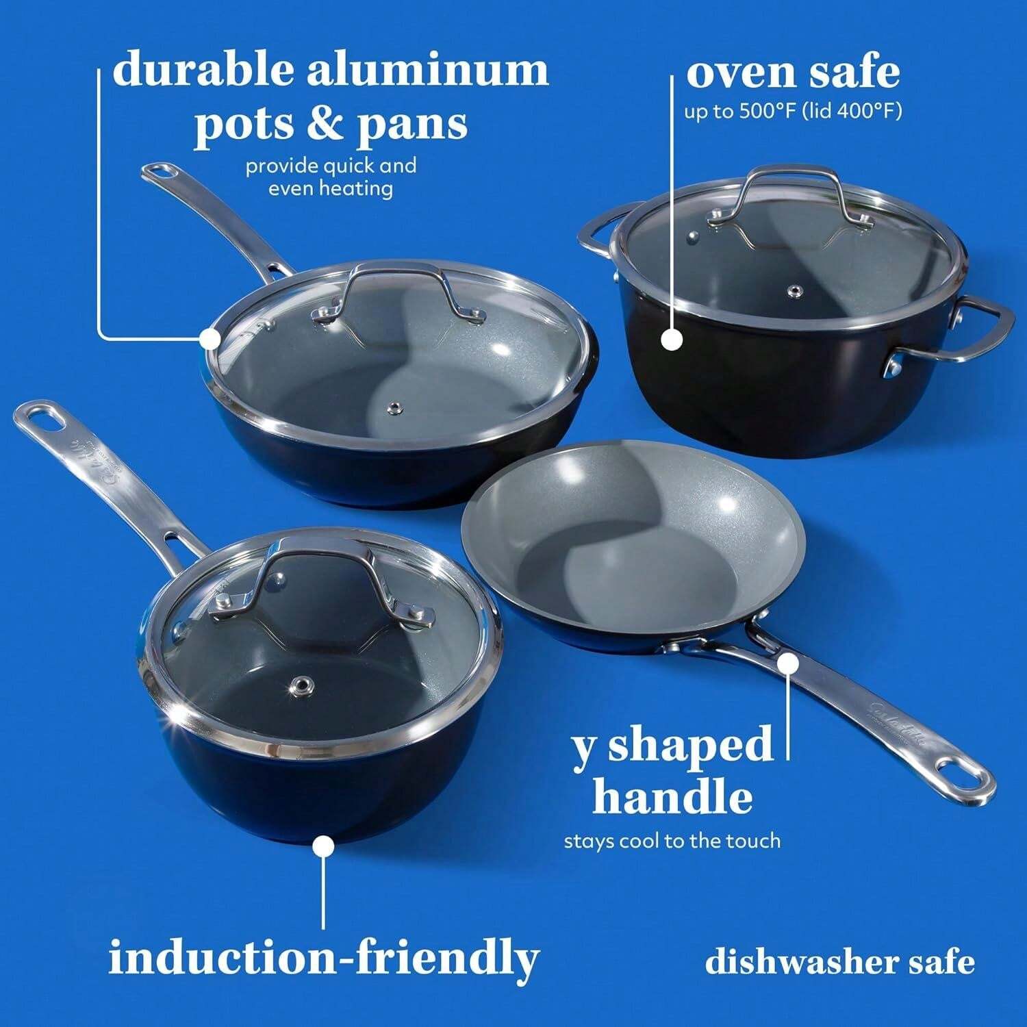Sur La Table Kitchen Essentials 10 Piece PFA Free Titanium Ceramic