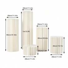 20-100cm Flower Stand Plinth Floral Display Wedding Centerpieces Stand Decor 5pc - 1 - View 2
