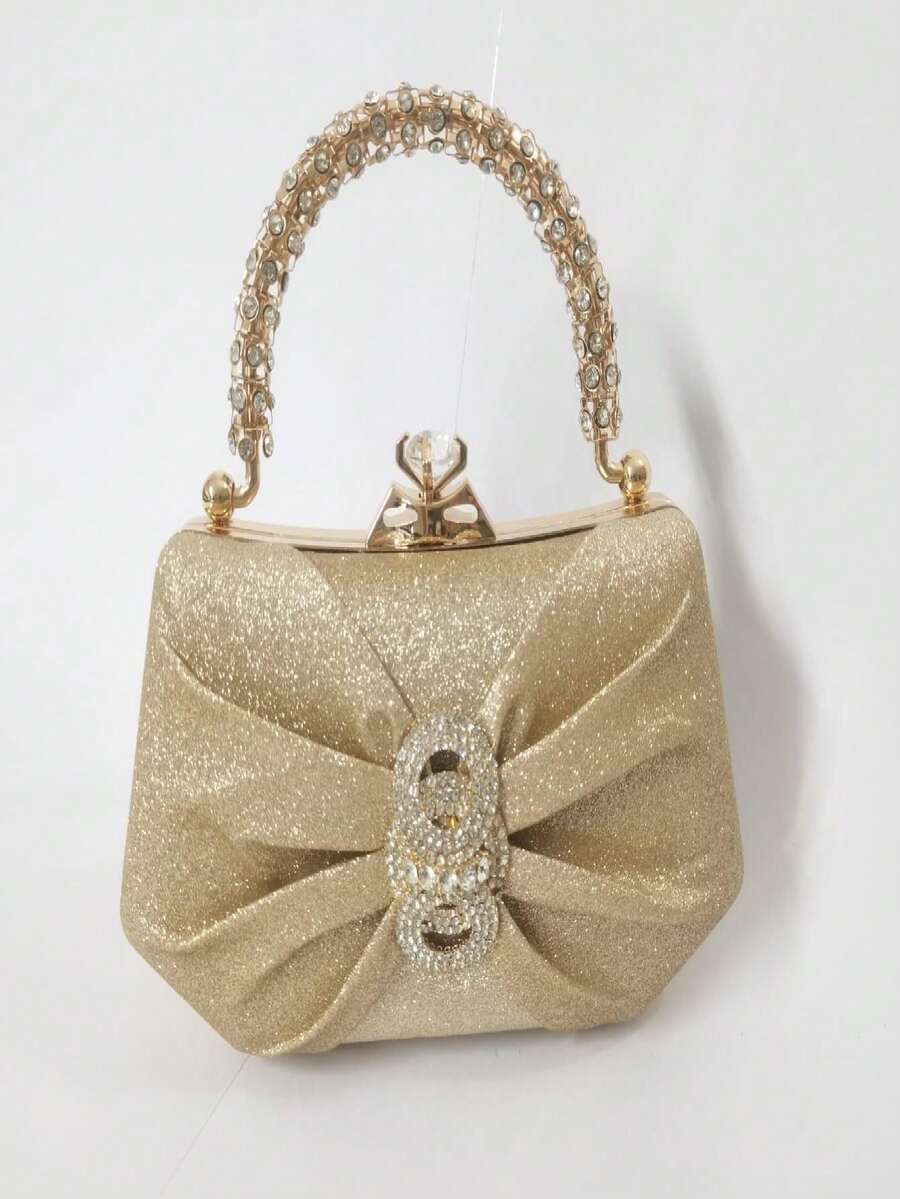 Women's Party Bag Handbag Clutch Evening Event - 香檳色 - 查看 1