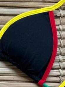 Polyamide Bikini With Lined Cups - S, M, L, XL - màu đen - Xem 2