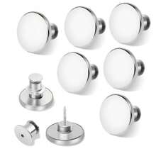 6/12 件装纽扣针，适用于宽松牛仔裤，无需缝纫，无需工具，完美贴合牛仔裤纽扣紧固件，可调节可重复使用金属夹，即时缩小过大裤子腰围 - 彩色 - 查看 23