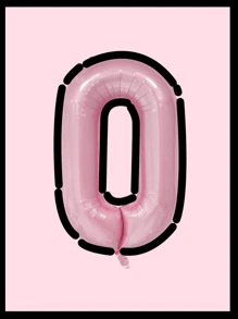 10pcs/Set 40inch (Approx. 101cm) Huge 0-9 Number Cartoon Balloons, Cartoon Balloons, Black & White Balloons, Aluminum Foil Polyester Balloons, White/Pink/Light Blue/Caramel/Cream/Cow Print Foil Balloons, For Birthday Party Decorative Balloon Props - Multicolor - View 79