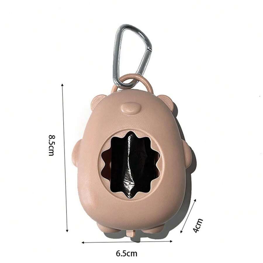 Teddy Bear Shaped Portable Garbage Bag Dispenser, Pet Waste Poop Bag