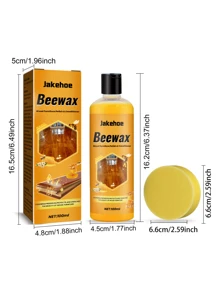 jakehoe 1/2/3 pezzi Detergente per pavimenti, prodotto per protezione, pulizia e manutenzione del pavimento in legno, sgrassante, anti-polvere, lucidante, detergente per pavimenti in legno e mobili (consegna casuale di versione nuova e vecchia)