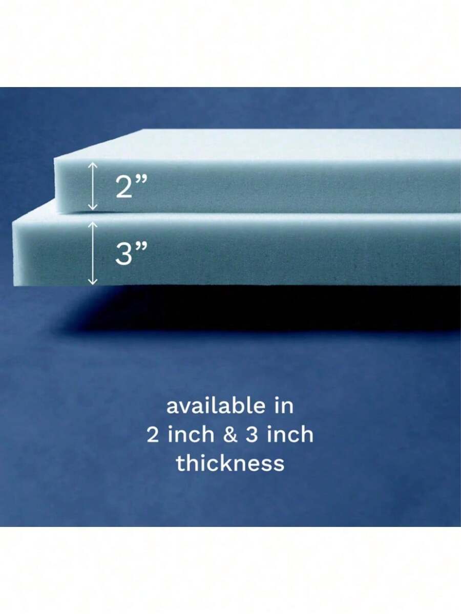 Memory Foam Mattress Topper 2 Inch Or 3 Inch Gel Infused Cooling