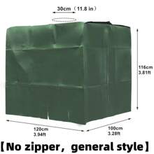 1pc IBC Tote Cover Outdoor Water Tank Protective Cover Garden Sunshade Waterproof 275 Gallon For 1000L IBC Tank Cover,Bag,Organizer,Storage
