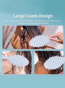 1 件卷发刷，带叉子的卷发定义造型刷 - 适合卷发的终极刷子，用于梳理和塑造男士和女士的卷发，减少拉扯和卷发分离