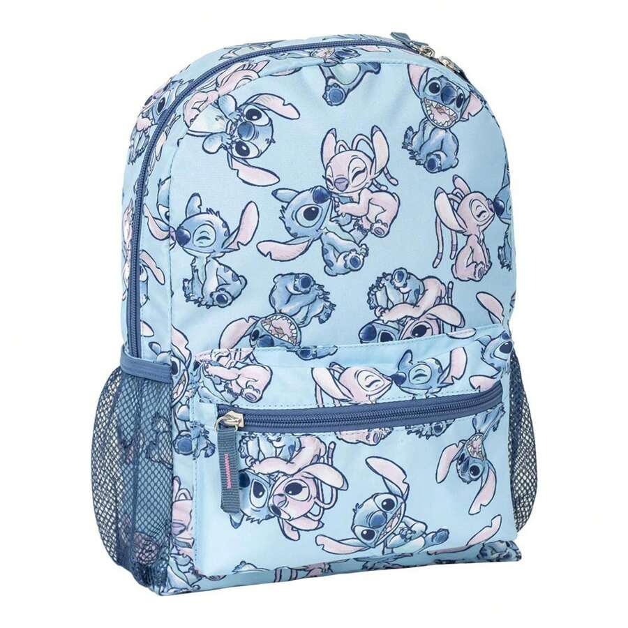 Lilo Y Stitch Children's Backpack Leisure Time Stitch Print Multifunctional Fashion Backpack | Comfortable And Ergonomic Backpack, Ideal For School, Travel And Daily Use - Multicolor - View 1