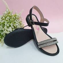 NTH Girls' Rhinestone Heeled Sandals