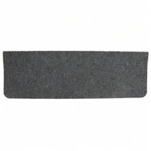 Set Of 15 Self-Adhesive Stair Mats, Stair Step Mats 65 X 21 Cm, Self-Adhesive, Made Of Polyester Fabric - Grey - View 5