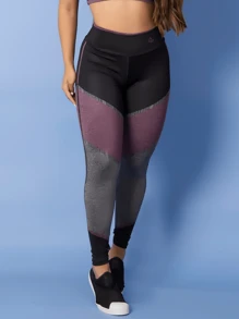 TARELLES Women's Fitness Gym Pants Sublimated Printed Baby Pink - Màu Hồng baby - Xem 2