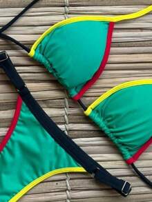 Polyamide Bikini With Lined Cups - S, M, L, XL - màu đen - Xem 5