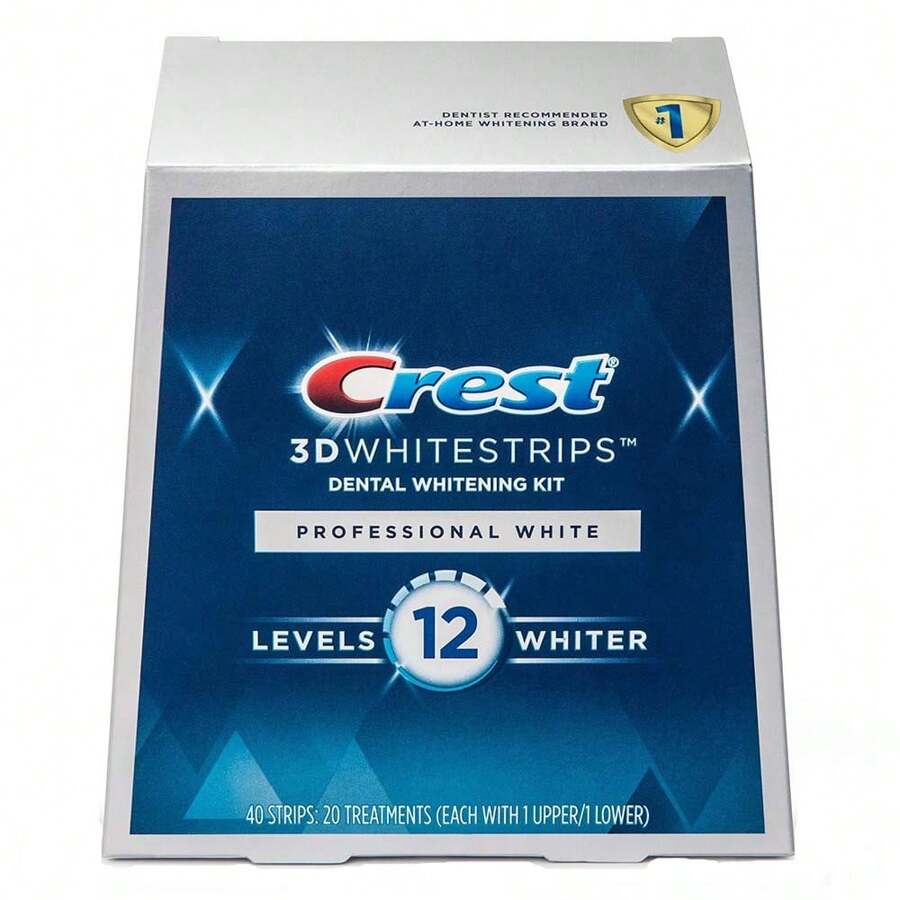 3D Whitestrips Dental Whitening Kit Professional White Level 12 Whiter 40 Strips - Nhiều màu - Xem 1