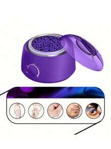 Wax Heater Machine Kit For Hair Removal Depilatory Epilator Wax Warmer Waxing Beans Heating Wax-Melt Pot Full Body Hair Remove