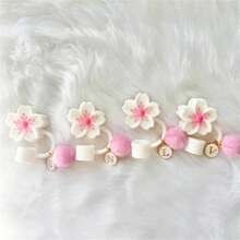 Bộ 2 nắp có ống hút, phù hợp với cốc thủy tinh 40oz, kiểu dáng tối giản hiện đại, họa tiết 26 chữ cái và hoa anh đào, chống rò rỉ, thích hợp cho sinh nhật, ngày Valentine, họp mặt gia đình và các dịp khác. - nhiều màu - Xem 8