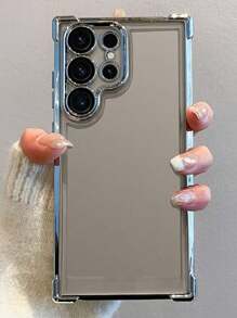 电镀防震手机壳，兼容 15 Pro Max、16 Pro Max、16 Pro、14 Pro Max、14 Pro、13 Pro Max、16、17、17 Pro、17 Pro Max、Galaxy S21 5G、S21 Ultra、S22、S22 Ultra、S23、S23 Ultra、S24、S24 Ultra 5G、A14、A33 5G、A53 5G、A54 5G、A52、A52s 5G、A15 5G、A13 4G、A22 4G、A22 5G、A34、A23 5G、S25、S25 Ultra - 銀色 - 查看 3