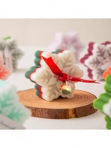 圣诞气氛雪香薰蜡烛礼盒冬季季节装饰品节日小礼物 - 彩色 - 查看 5