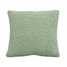 1 件土耳其风格毛绒枕套（无内芯），柔软厚实温暖纯色单面蓬松靠垫套，适合家庭客厅沙发卧室装饰 - 彩色 - 查看 17