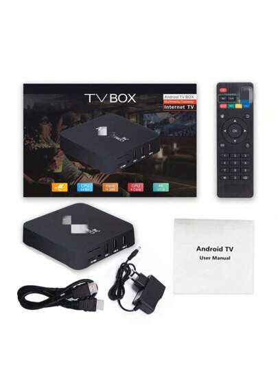 Android TV Box 4k, X96 Mini Android 11.0 Smart Box, Streaming Media Player, Amlogic S905W2 Quad Core RAM 1GB ROM 8GB, Dual 2.4G/5.8G WiFi, HDR+ Smart Home Box para TV con control remoto de TV