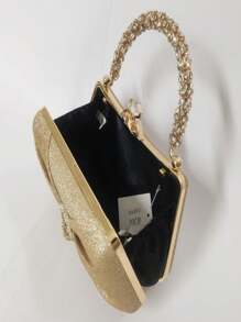 Women's Party Bag Handbag Clutch Evening Event - 香檳色 - 查看 2