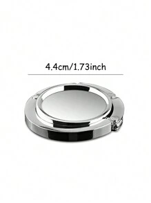 1PC Móc gấp di động sáng tạo Móc treo túi kim loại hình tròn màu bạc vàng Di động và bền Khả năng chịu tải mạnh Thích hợp cho các hoạt động trong nhà và ngoài trời dành cho nam và nữ - Bạc - Xem 11