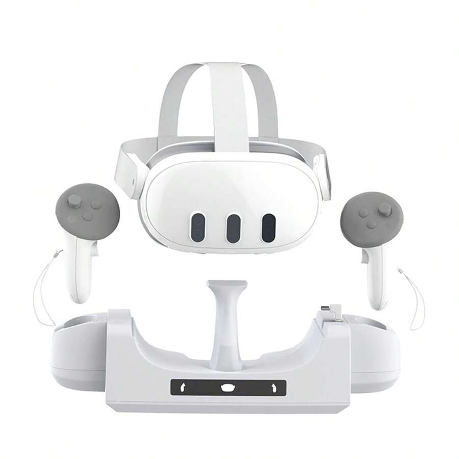 Charging Dock For Meta Quest 3S/Meta Quest 3, Charging Dock Supports LED Indicator, Charging
