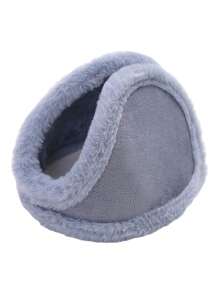 1 件男士超大厚毛茸茸耳罩，适合骑自行车和滑雪 - A - 查看 4