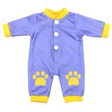 1 件 12 英寸/30 厘米玩具娃娃衣服玩具公仔配件娃娃活力彩虹独角兽元素风格儿童礼物狐狸系列涤纶材料，带配件，适合娃娃/娃娃收藏家，24 英寸娃娃，Gabby 的娃娃屋，娃娃>硅胶 - 多色 - 查看 19