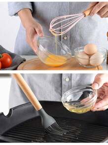 Juego de 12 Utensilios de Cocina de Silicona - Set de utensilios cocina de alta calidad, resistentes al calor, antiadherentes y fáciles de limpiar - Kit completo para uso diario en la cocina - Verde - Ver 7