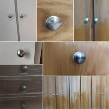 Pack Of 20 Gold Minimalist Single Hole Cabinet Drawer Pull Handle, Round Furniture Knob For Cabinet & Wardrobe Doors Drawer Knobs, Highly Attractive Cabinet Knob Pull Minimalist Handle , Stainless Steel Kitchen Cabinet Vintage Handle, Cabinet Bathroom Modern Door Handle,Kitchen Creative Drawer Furniture Hardware