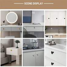 Pack Of 20 Gold Minimalist Single Hole Cabinet Drawer Pull Handle, Round Furniture Knob For Cabinet & Wardrobe Doors Drawer Knobs, Highly Attractive Cabinet Knob Pull Minimalist Handle , Stainless Steel Kitchen Cabinet Vintage Handle, Cabinet Bathroom Modern Door Handle,Kitchen Creative Drawer Furniture Hardware