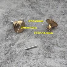 Pack Of 20 Gold Minimalist Single Hole Cabinet Drawer Pull Handle, Round Furniture Knob For Cabinet & Wardrobe Doors Drawer Knobs, Highly Attractive Cabinet Knob Pull Minimalist Handle , Stainless Steel Kitchen Cabinet Vintage Handle, Cabinet Bathroom Modern Door Handle,Kitchen Creative Drawer Furniture Hardware