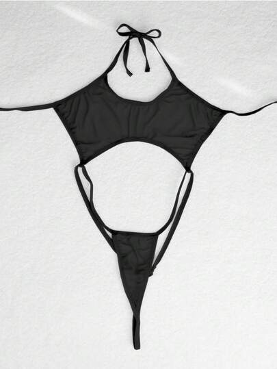 Women's Sexy Lingerie, Lace-Up Mesh Sexy