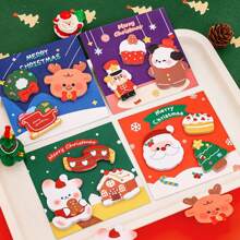 Bộ ghi chú dính Giáng sinh - Ghi chú quà tặng Giáng sinh dễ thương, Ghi chú dính trang trí kế hoạch - Nhiều màu - Xem 1