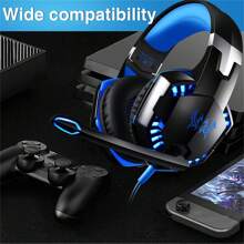 G2000 Gaming Headset-Surround Stereo Gaming Headphones With Noise Cancelling Mic, LED Lights & Soft Memory Earmuffs - Nhiều màu - Xem 5