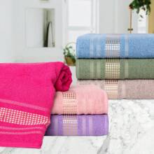 Kit 2 Large Adult Plush Bath Towels Paris 100% Cotton - 70x1.30cm - 陽剛色彩 - 查看 3