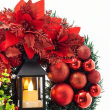 1 Pc Novos Enfeites de Natal Cena Decoração Adereços Jesus Guirlanda de Natal Porta Pendurada, Enviar Amigos, Enviar Presentes para a Família