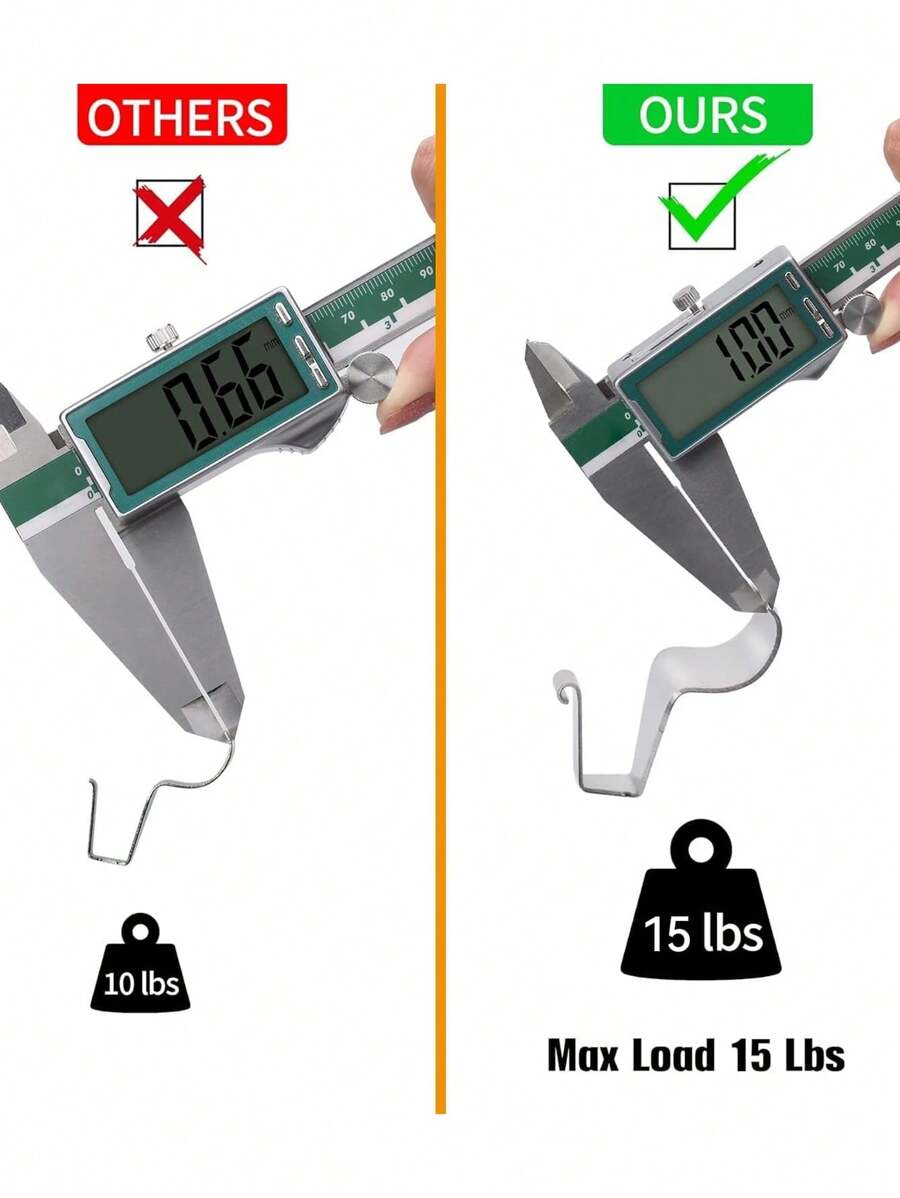 [No Drilling Stainless Steel SShaped Hook] 210pcs Wall Crevice Hidden